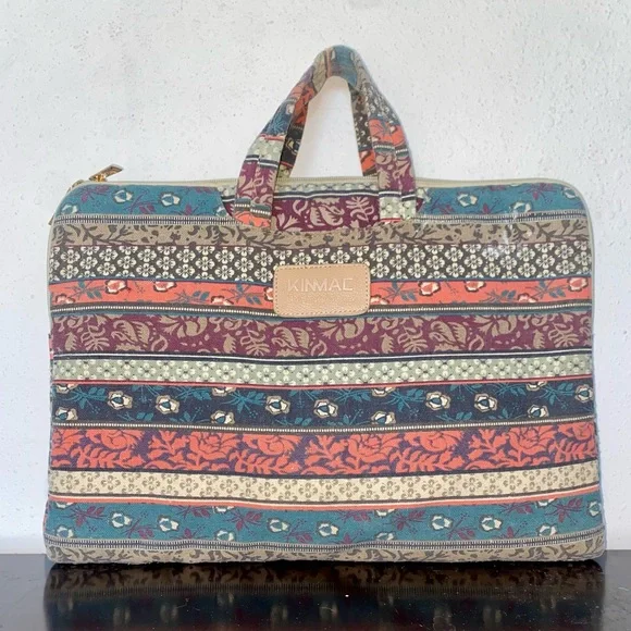 Multicolor Kinmac Boho Laptop Bag - Picture 1 of 8